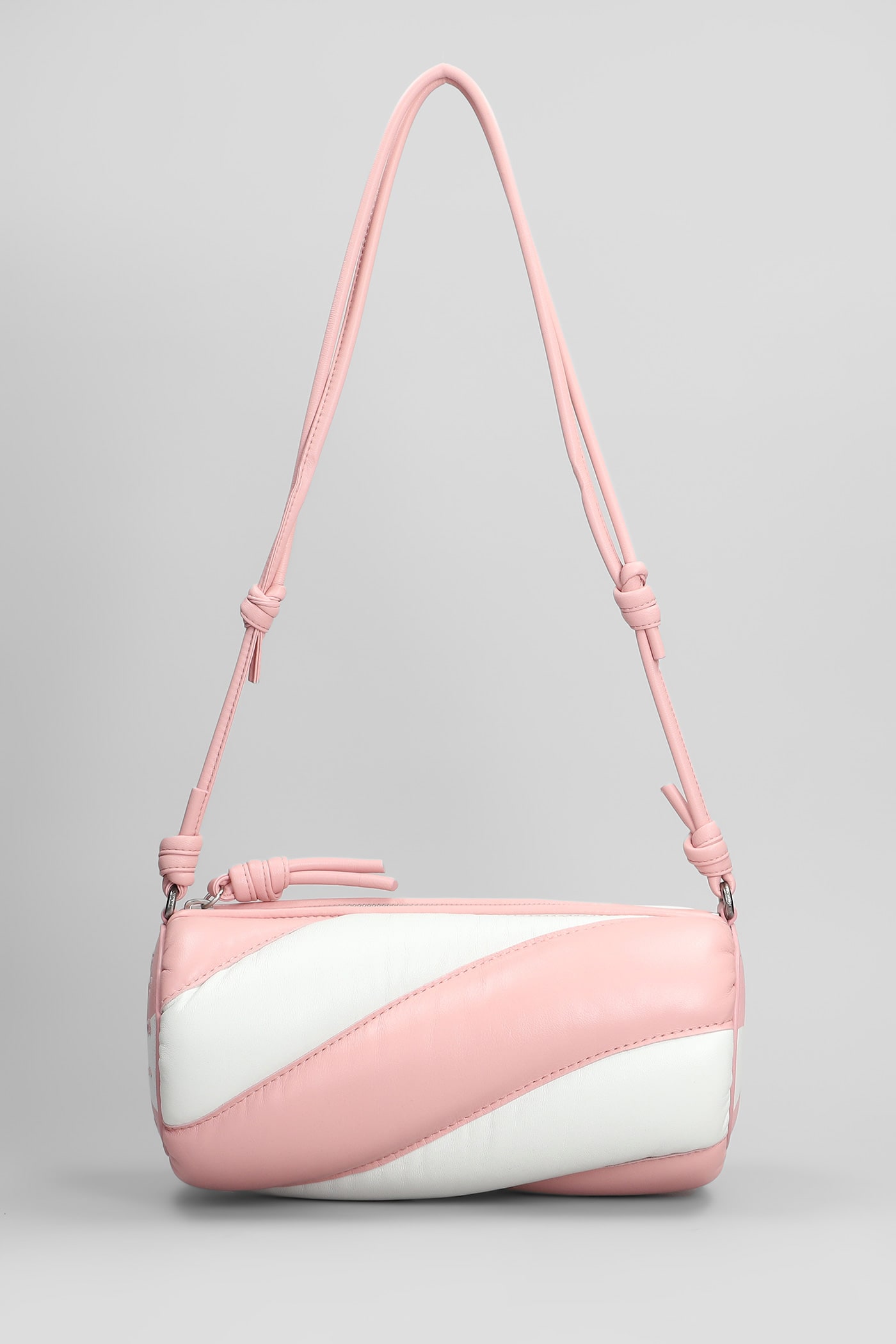 Fiorucci Mella Shoulder Bag In Rose-pink Leather