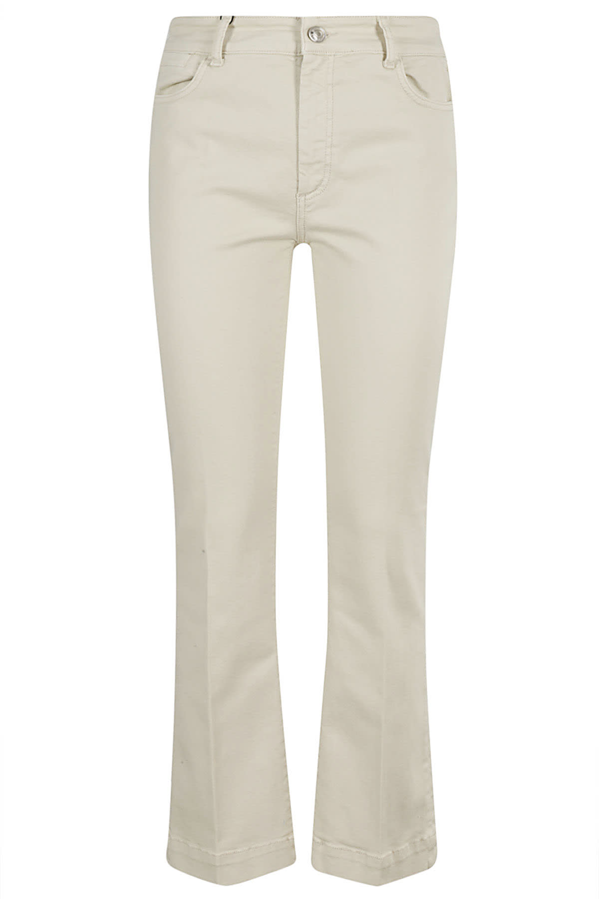 SportMax Nilly Button Detailed Straight Leg Jeans