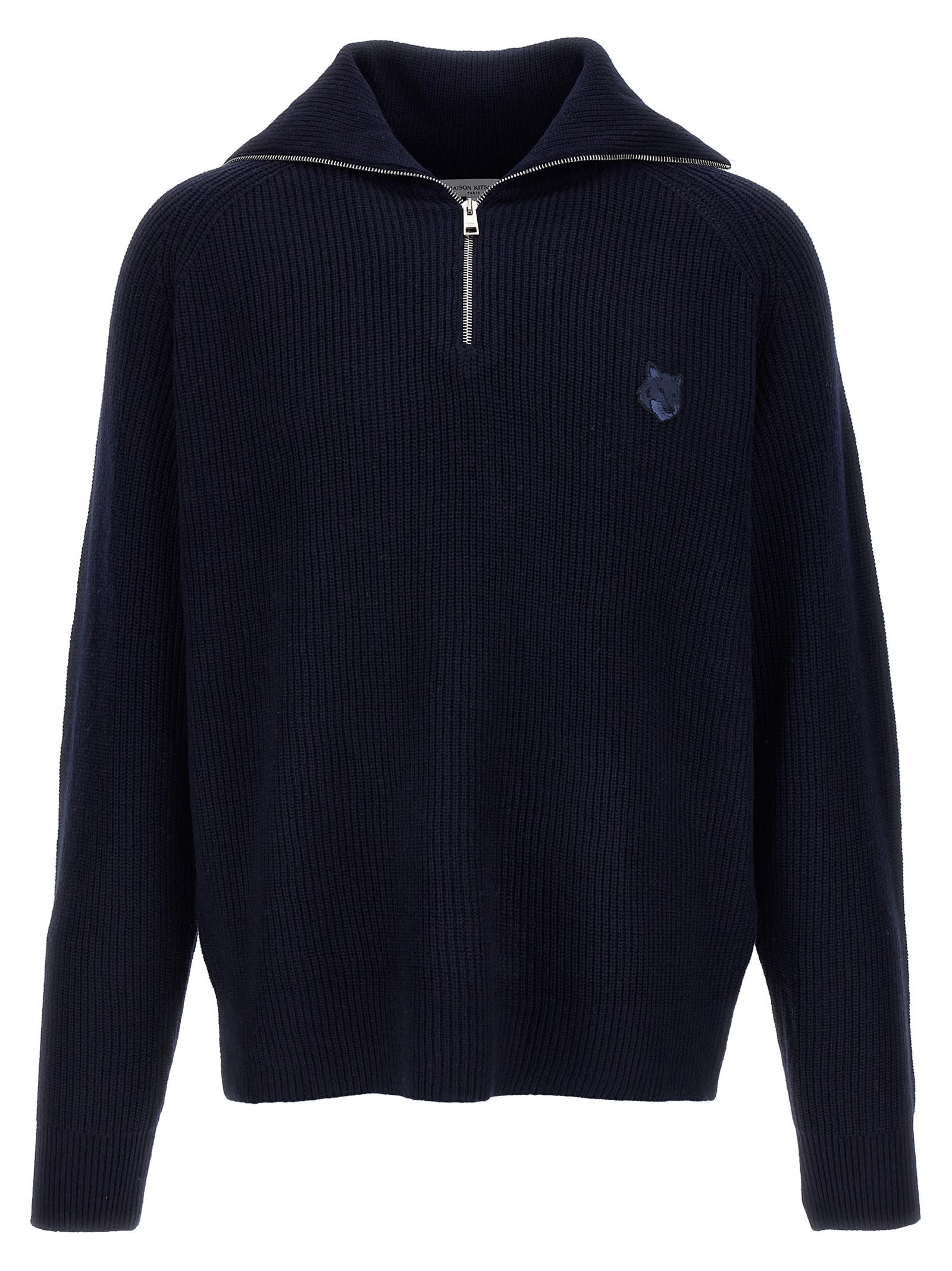 Maison Kitsuné 醒目狐狸头毛衣