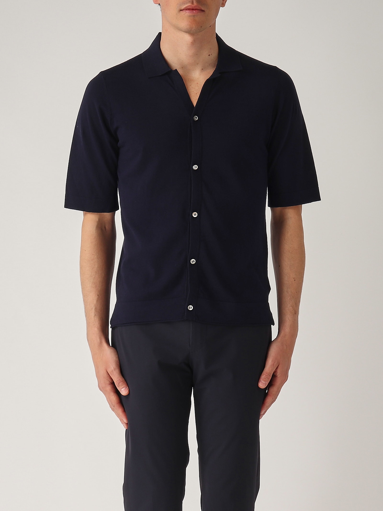 Ballantyne Camicia M/c Cotone Tricot Shirt