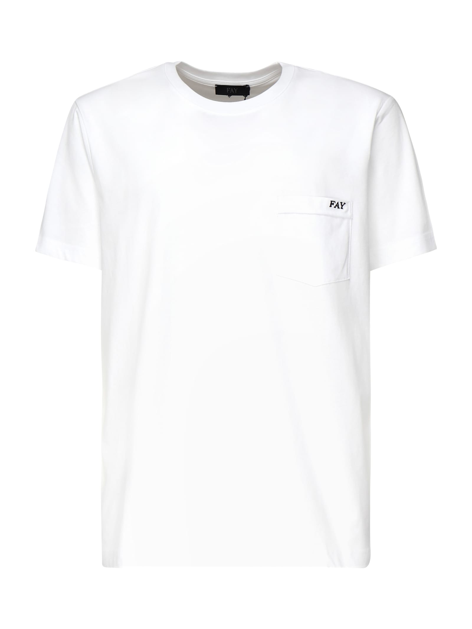 Fay T-shirt With Embroidered Logo