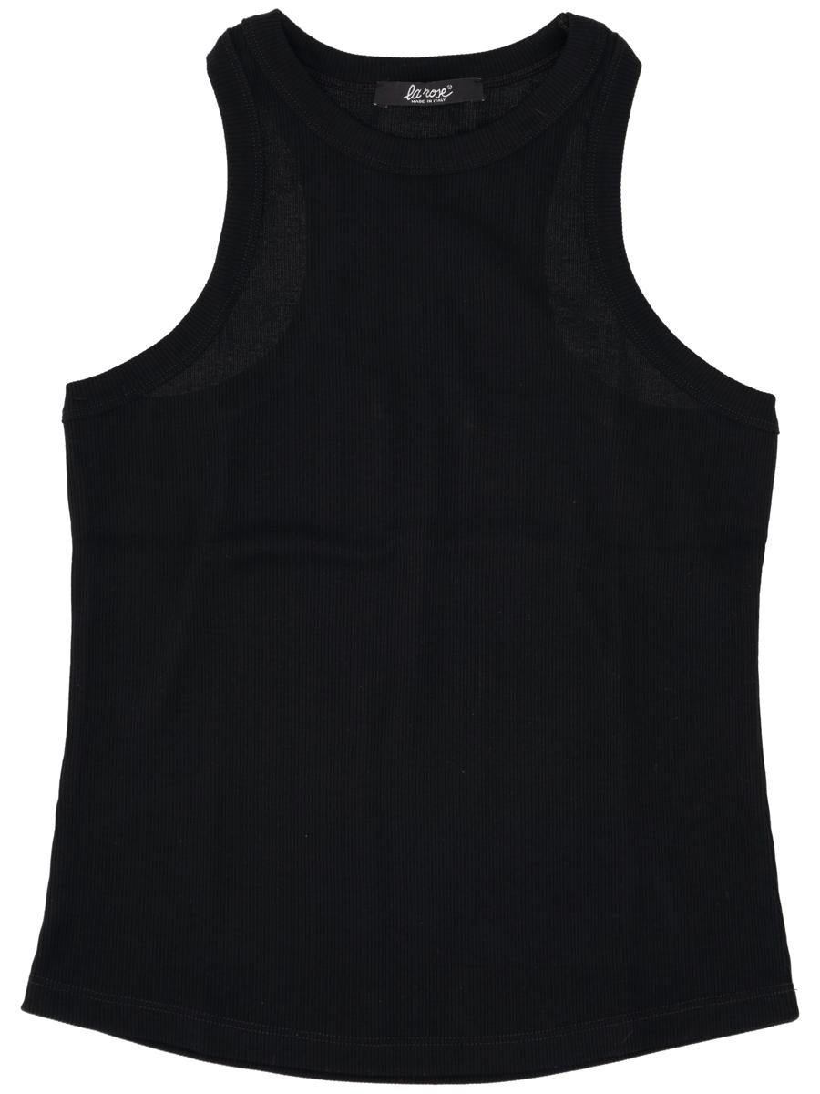 La Rose Ribbed Cotton Tank Top