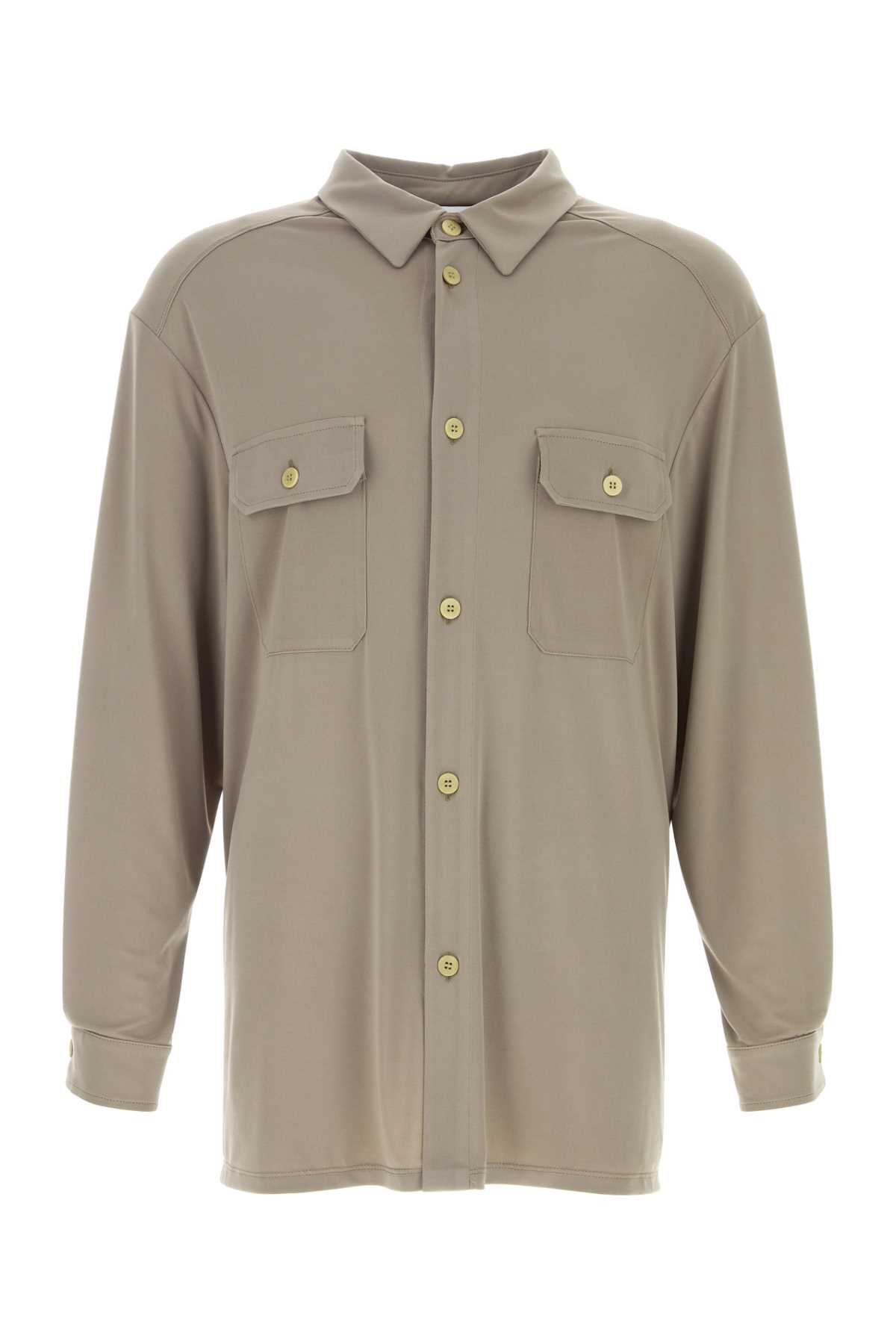 Magliano Khaki Stretch Polyester Vendemmia Shirt