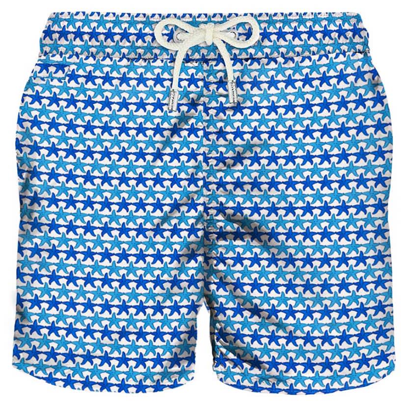 MC2 Saint Barth Man Swim Shorts With Starfishes Print