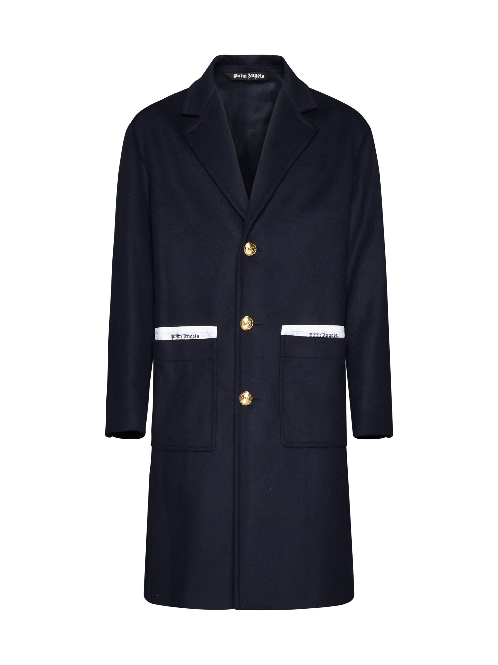 Palm Angels Virgin Wool And Cashmere Coat