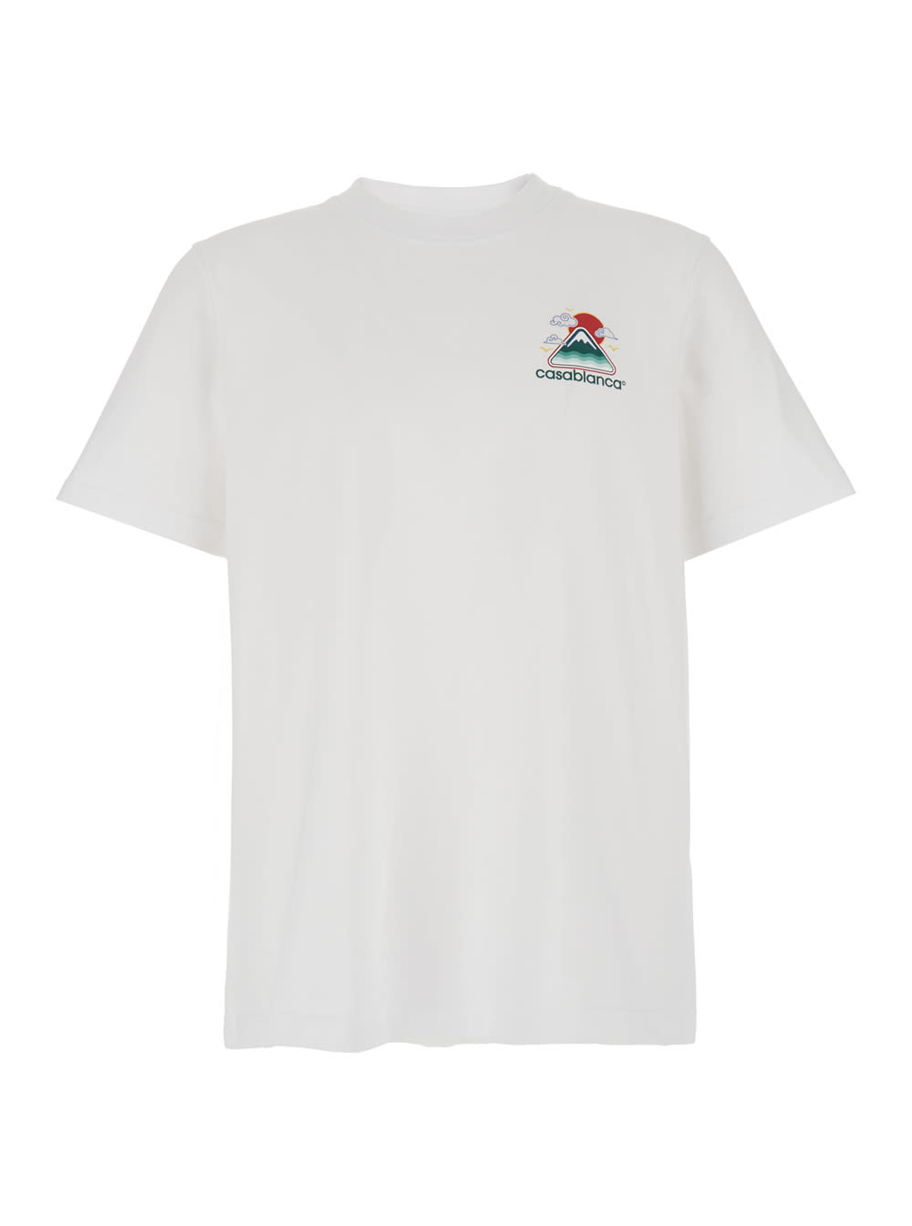 Casablanca White Cotton T-shirt