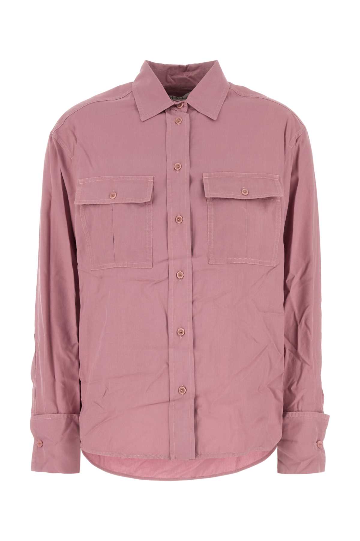 Max Mara Pink Silk Affetto Shirt