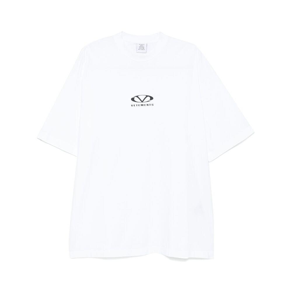 VETEMENTS Logo Printed Crewneck T-shirt