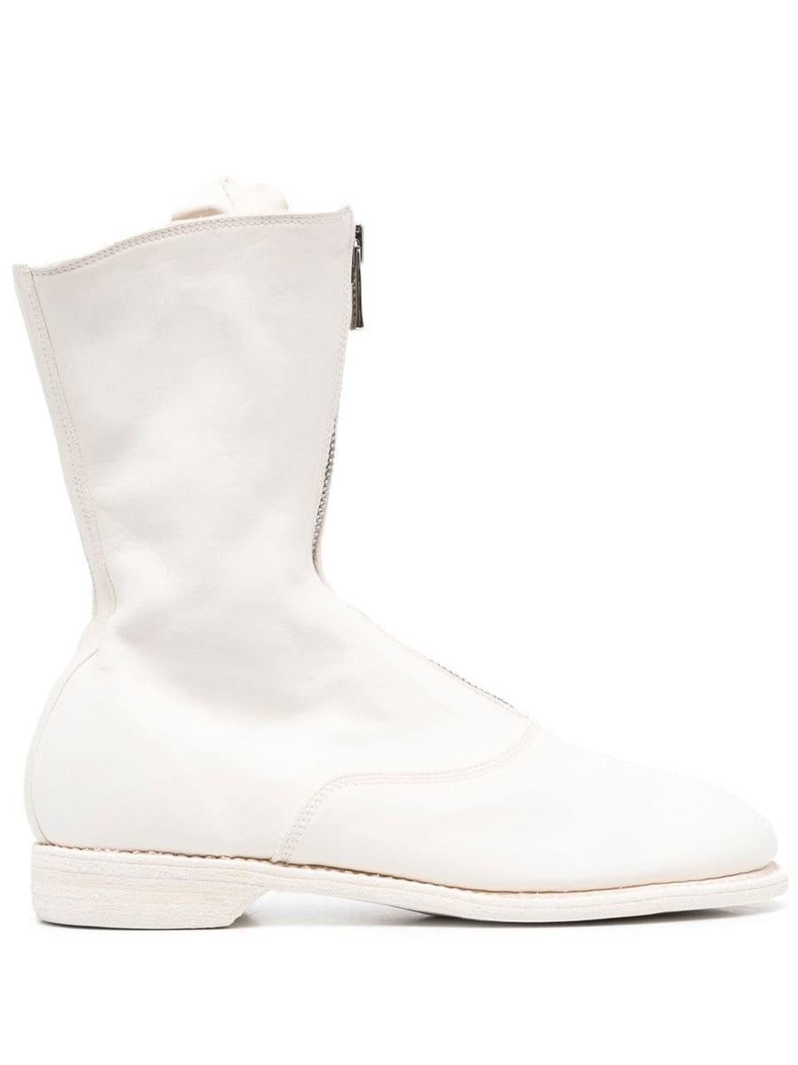 Guidi 前拉链靴