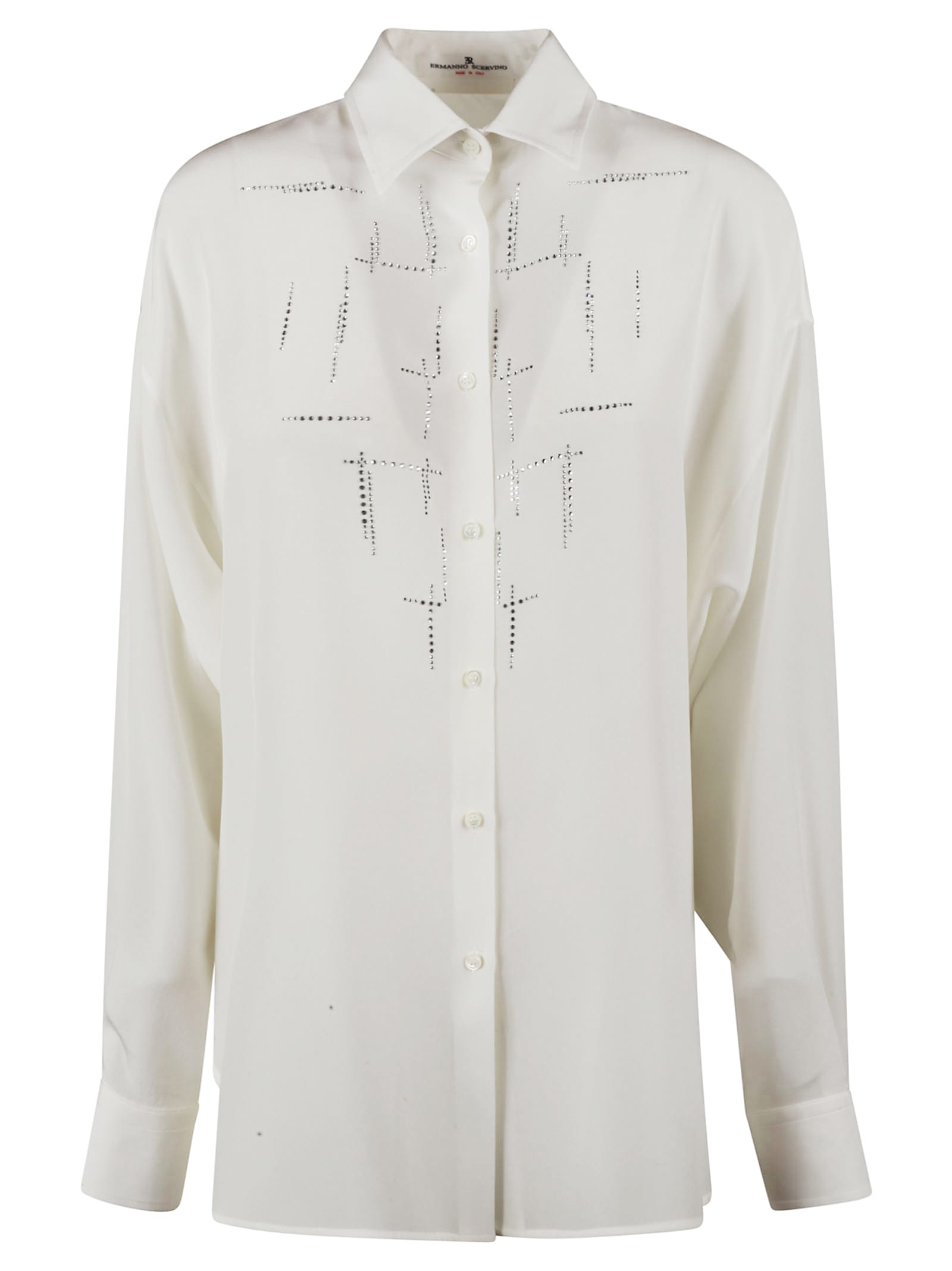 Ermanno Scervino Pattern Studded Shirt