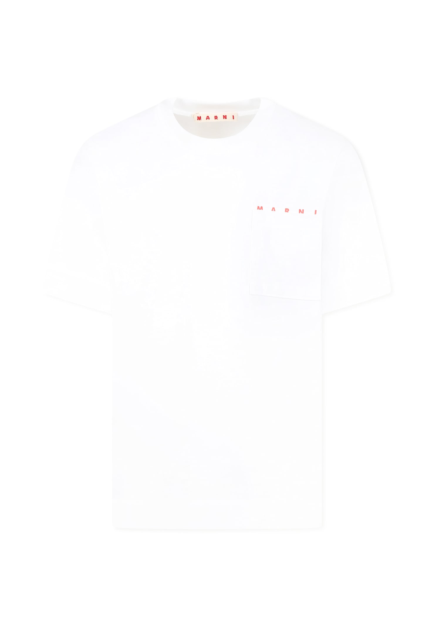 Marni White T-shirt For Kids With Logo