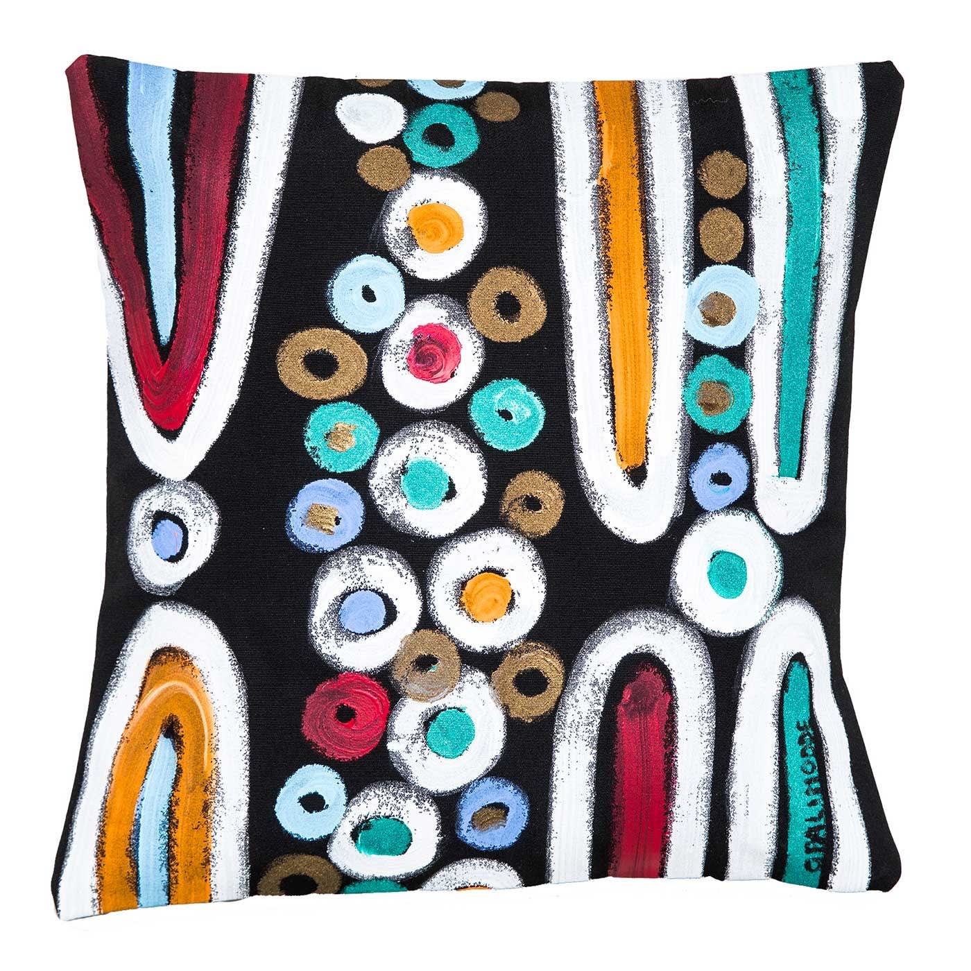 Le Botteghe su Gologone Hand Painted Cushions 100x100 Cm