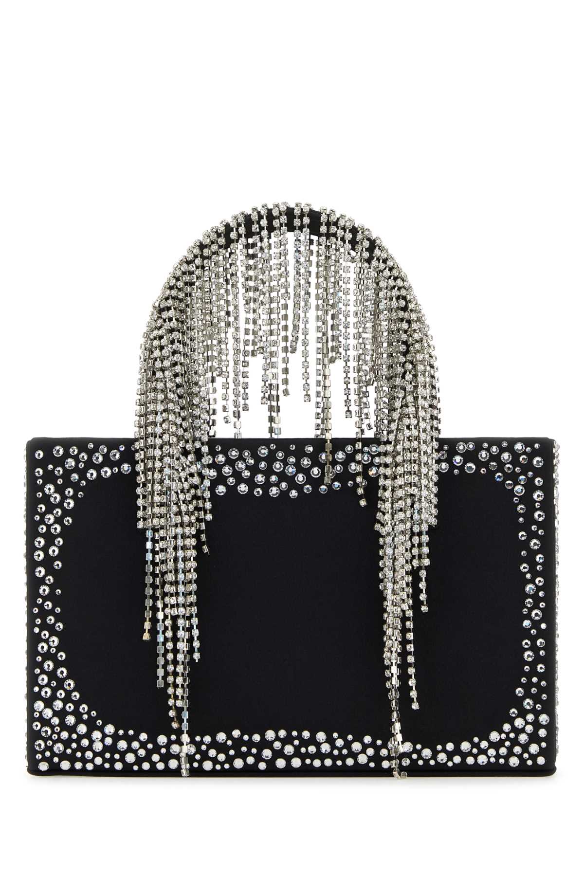 Kara Black Nappa Leather Handbag