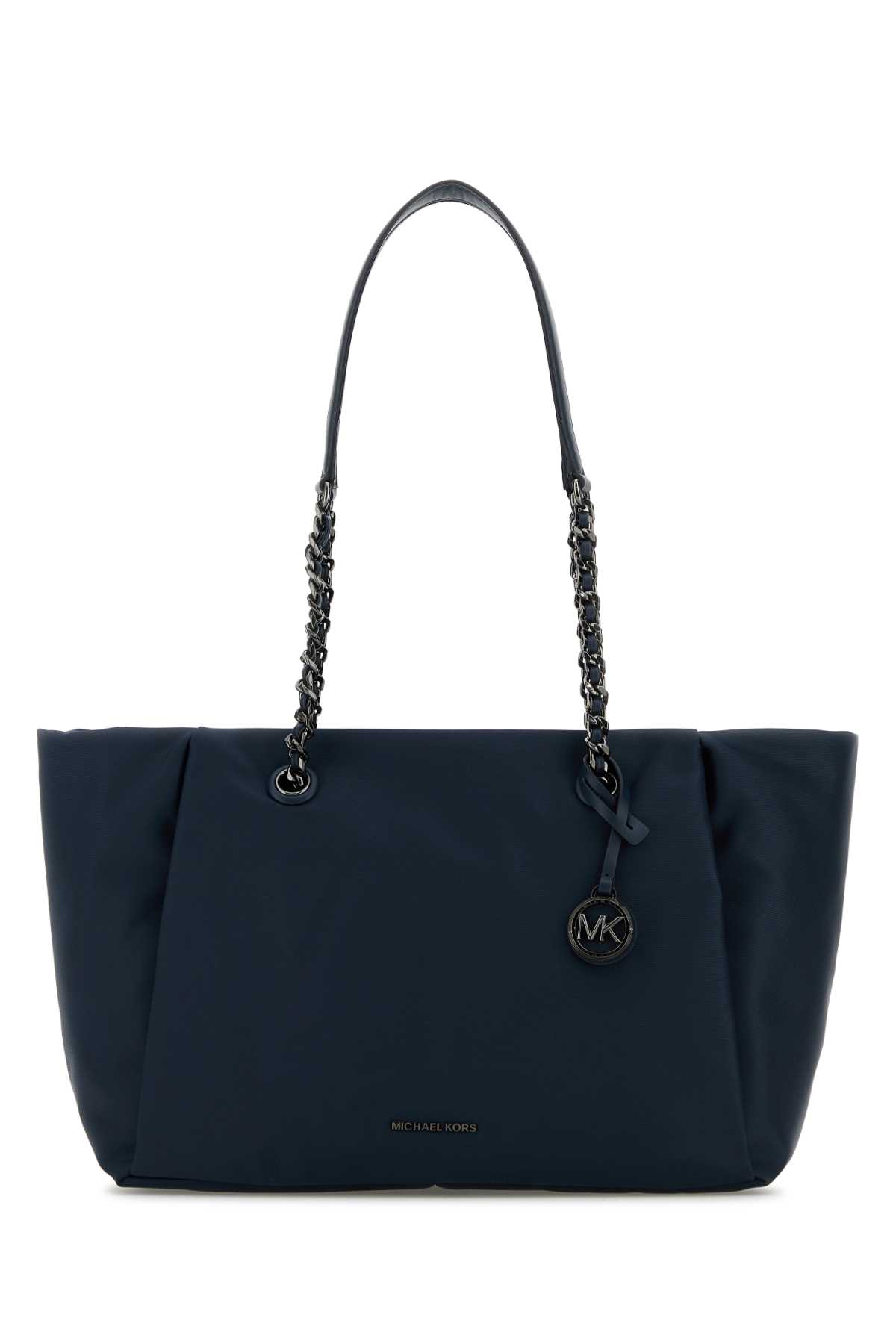 Michael Kors Navy Blue Nylon Small Georgia Shopping Bag