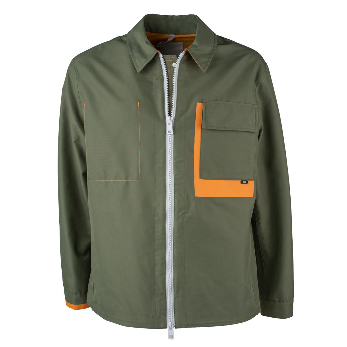 Duno Burano Jacket In Green Technical Fabric