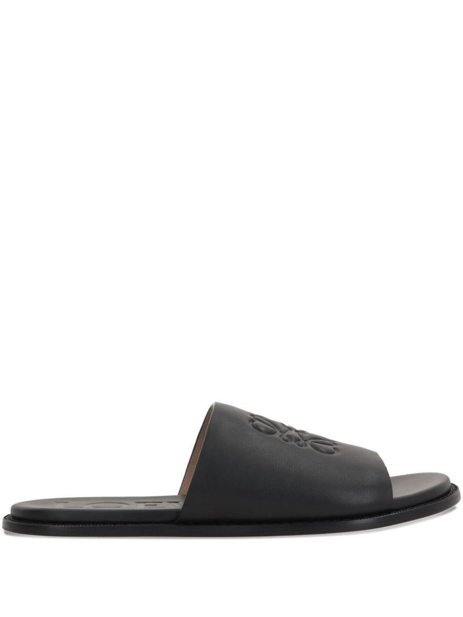 Loewe x Paula's Ibiza Flex Anagram Leather Slides
