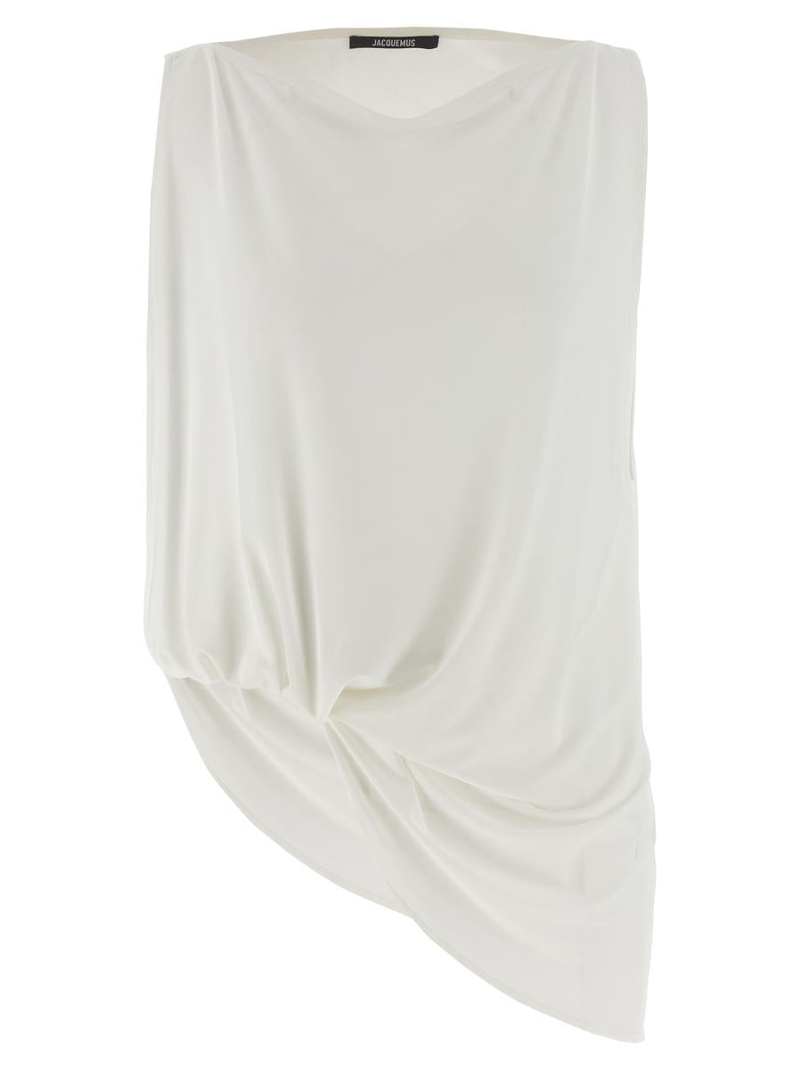 Jacquemus 'Le Haut Peplo' 荷叶边上衣
