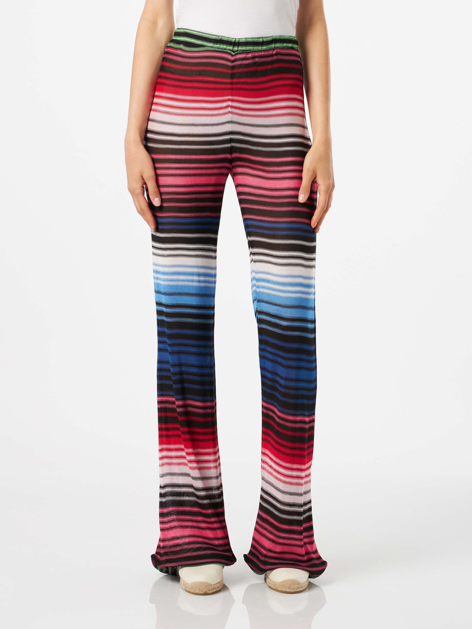 MC2 Saint Barth Multicolor Striped Multicolor Palazzo Pants