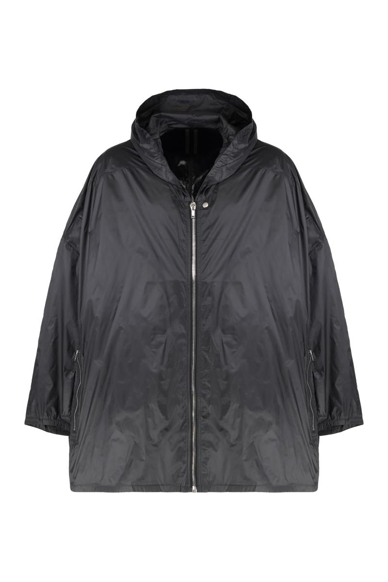 Drkshdw By Rick Owens Technical Fabric Waterproof Jacket