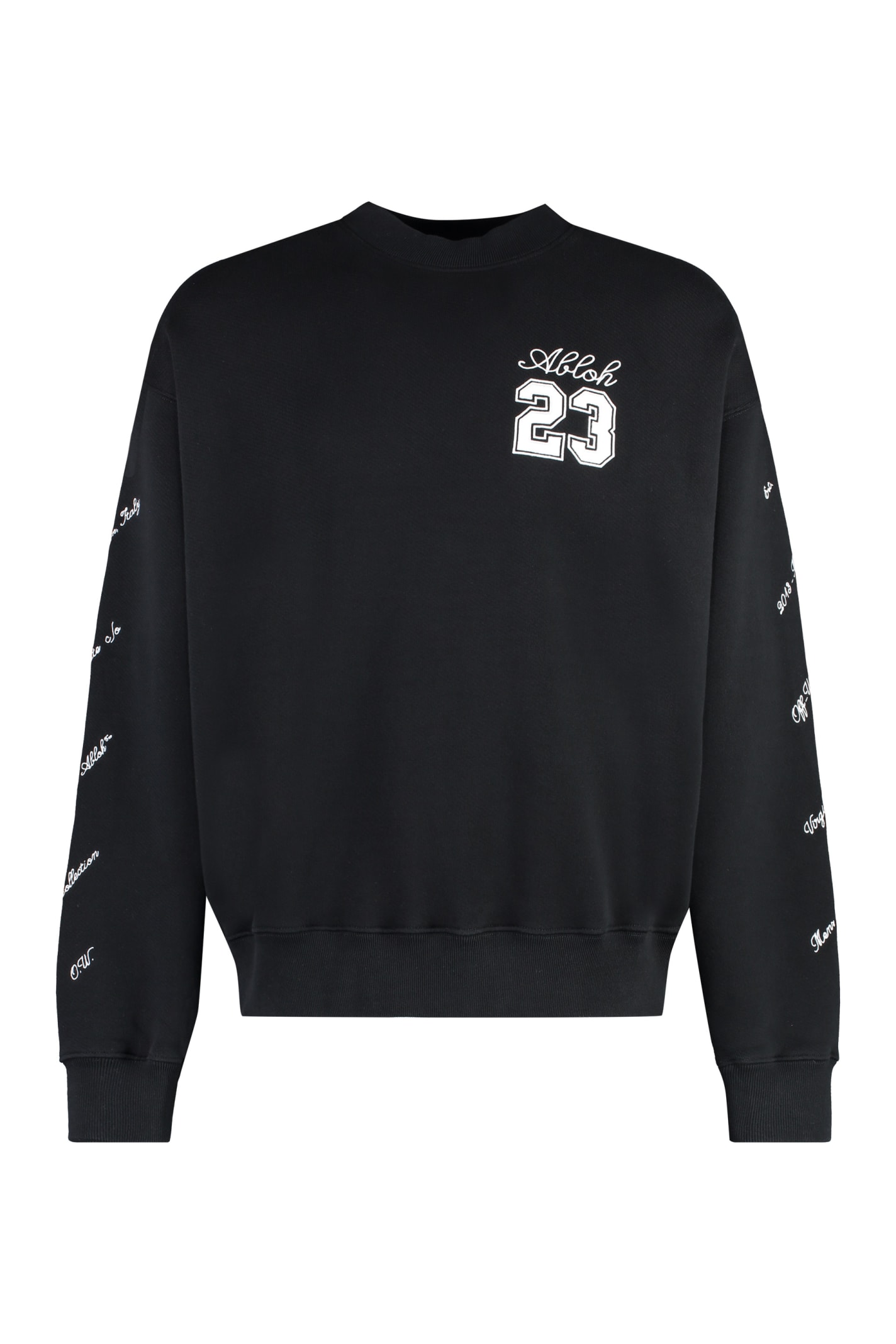 Off-White 23 Logo Skate Crewneck Sweatshirt