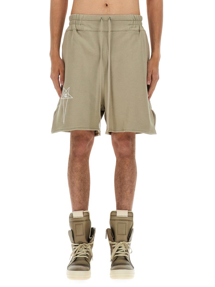 Rick Owens X Champion Cotton Shorts
