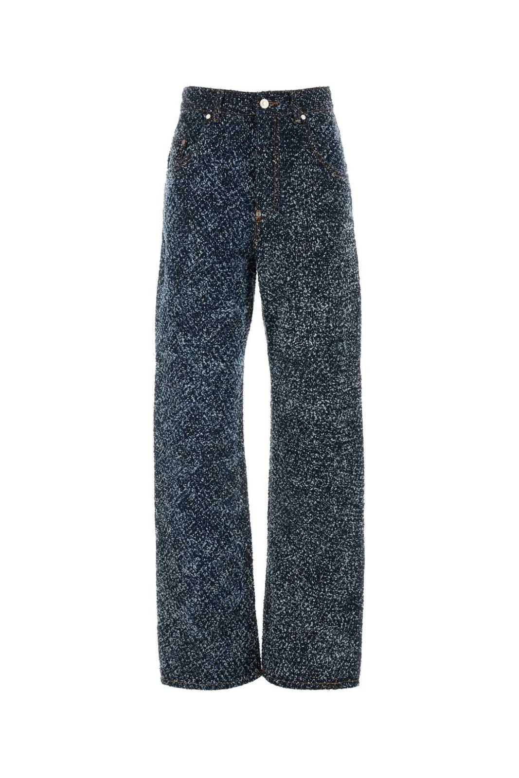 Stella McCartney High-waist Denim Bouclé Jeans