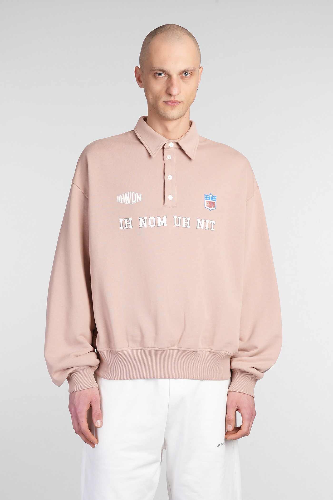 ih nom uh nit Polo In Rose-pink Cotton