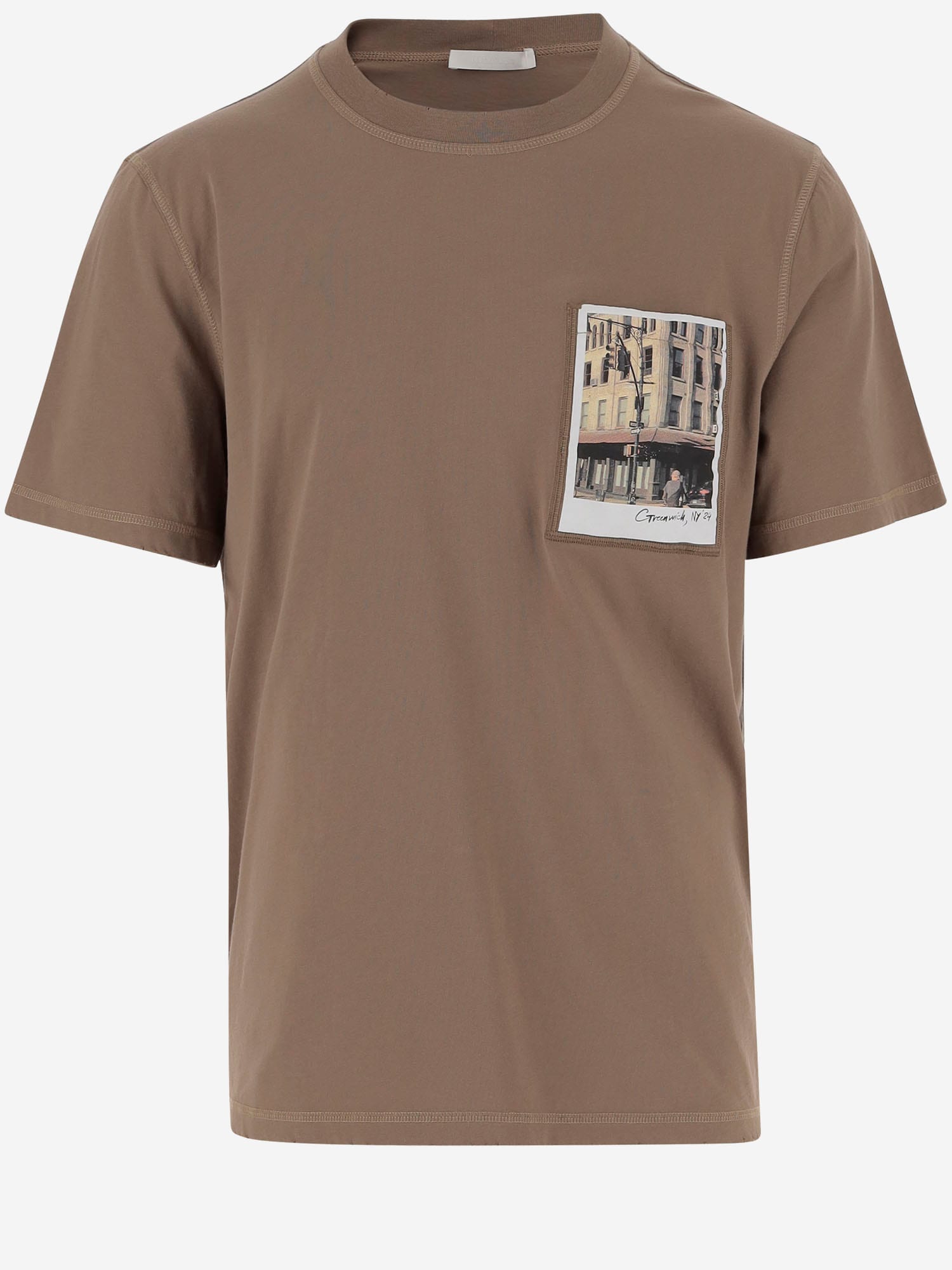 Helmut Lang Cotton Postcard T-shirt With Print