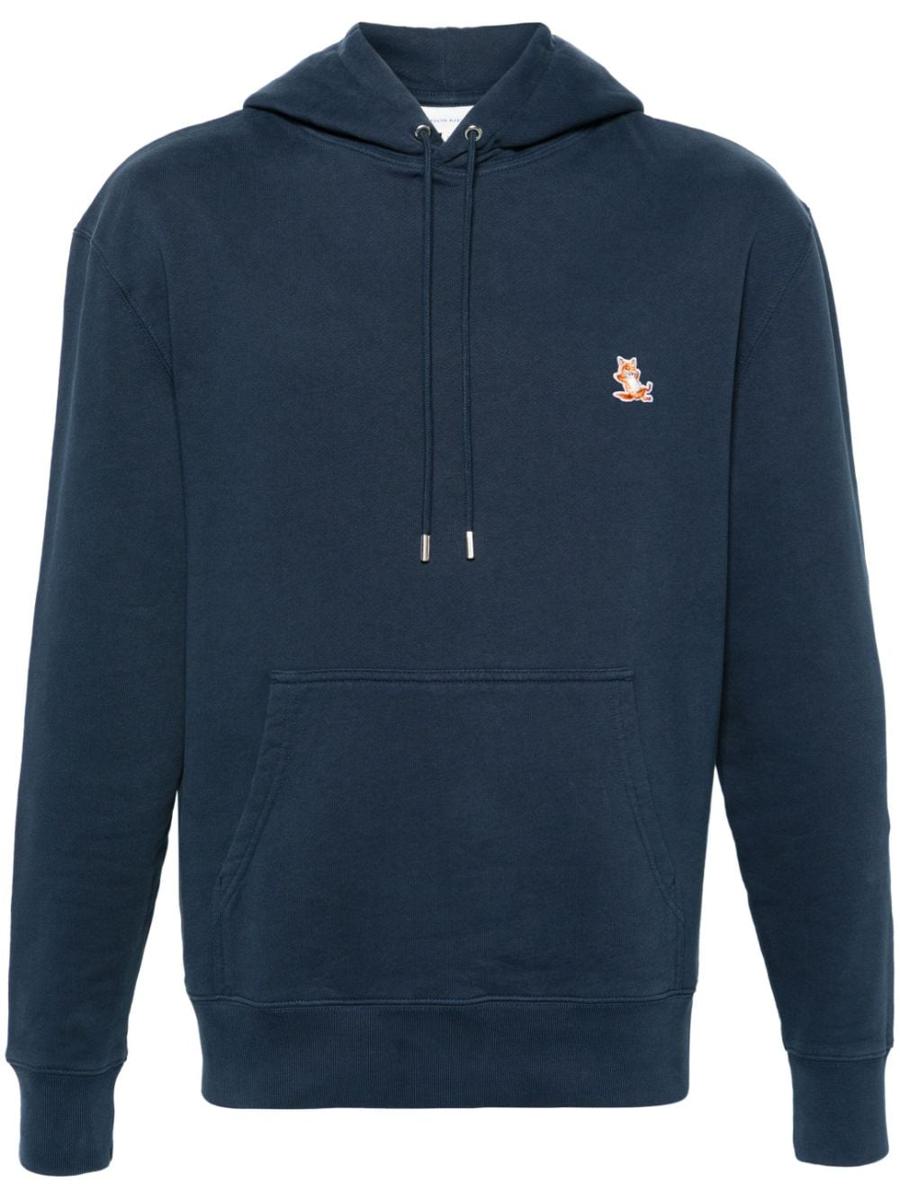 Maison Kitsuné 轻松贴布棉质连帽卫衣