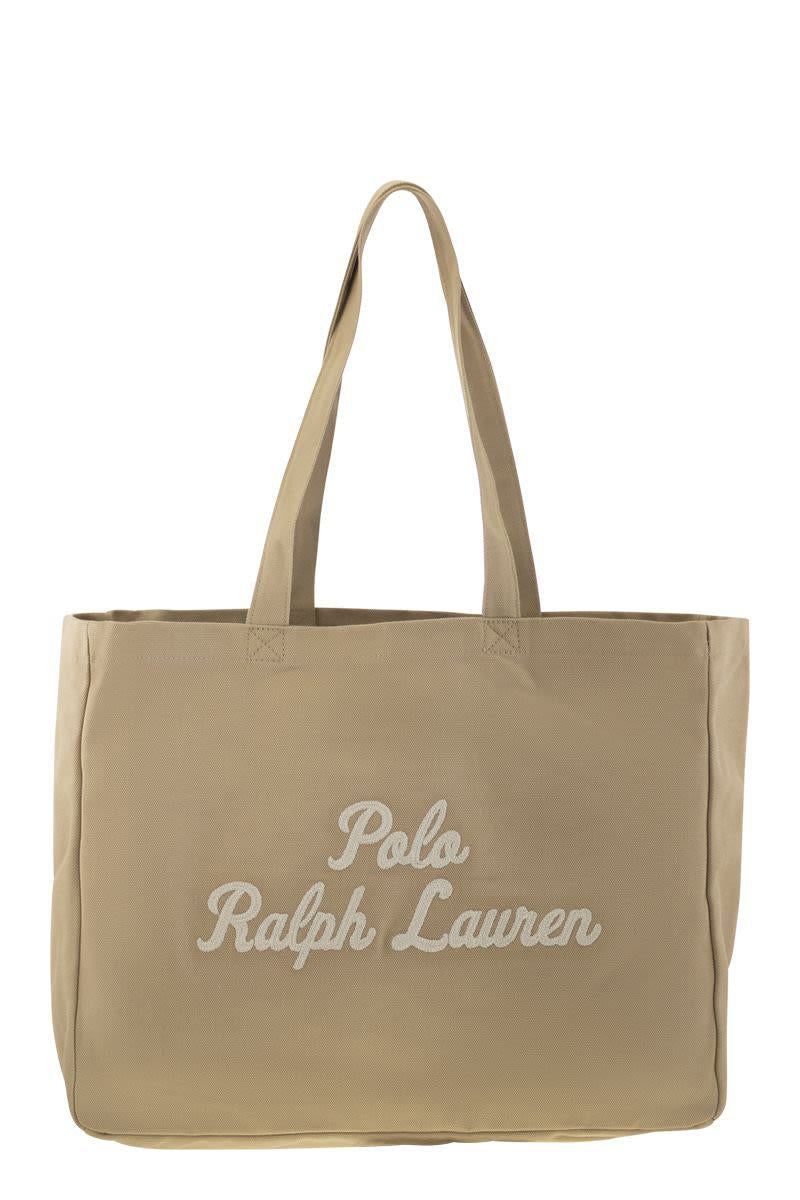 Polo Ralph Lauren Embroidered Canvas Tote