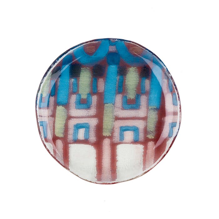 Le Botteghe su Gologone Plates White Murano Glass Colores 1 Bowl 20 Cm