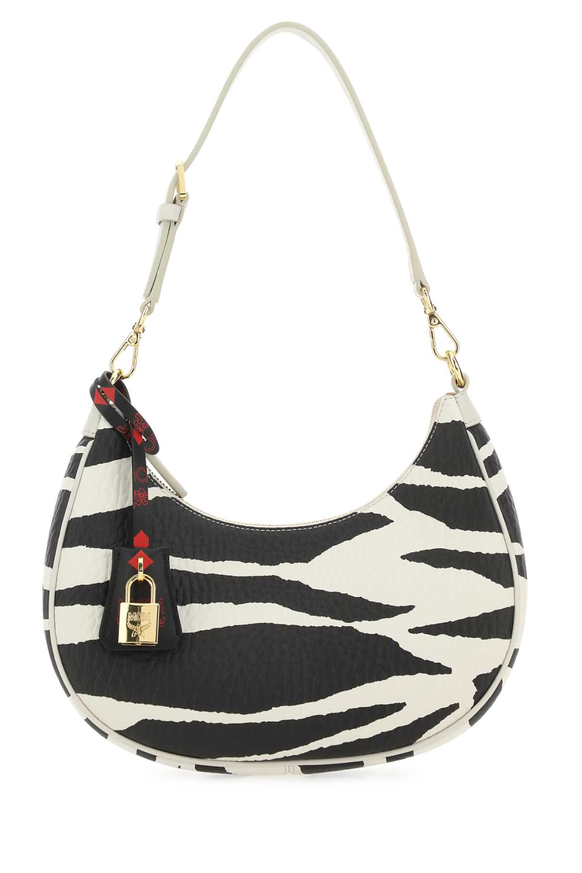 MCM Printed Canvas Mini Aren Shoulder Bag