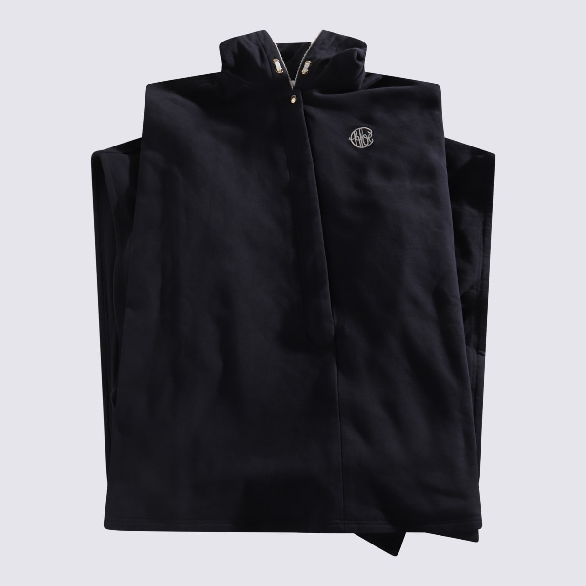 Chloé Navy Blue Cotton Cape
