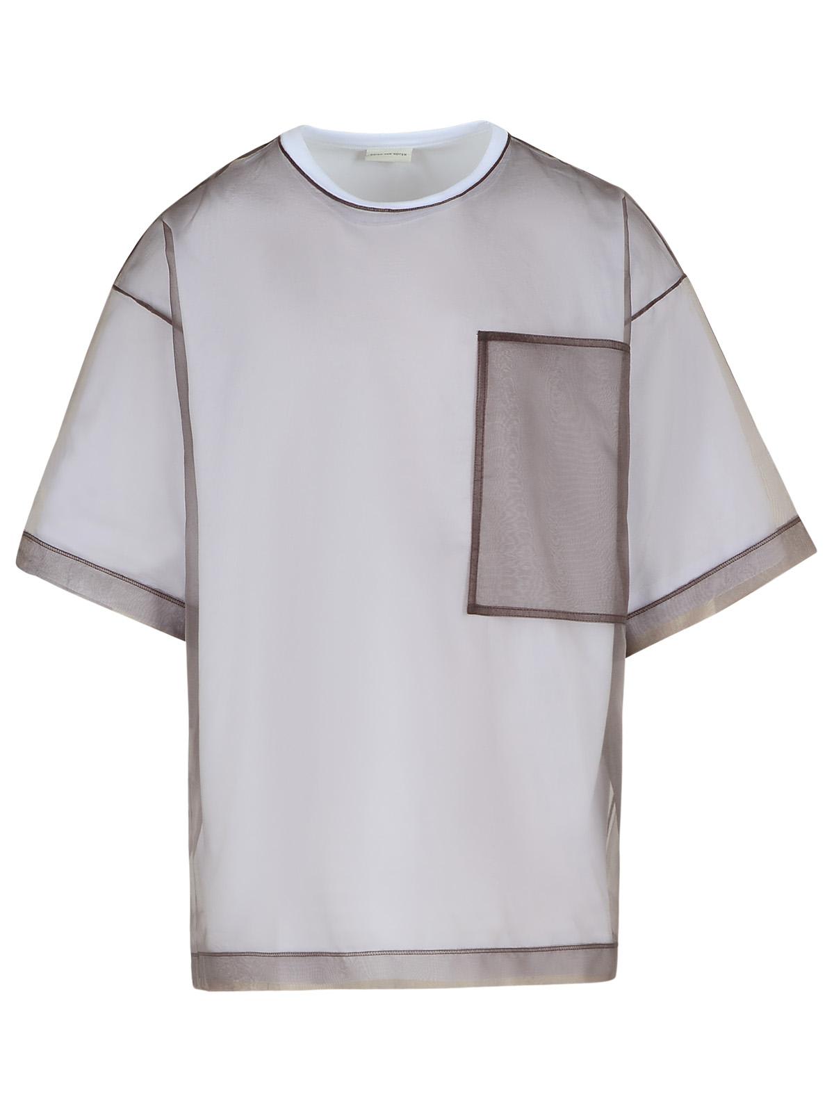 Dries Van Noten heaton White Cotton Blend T-shirt