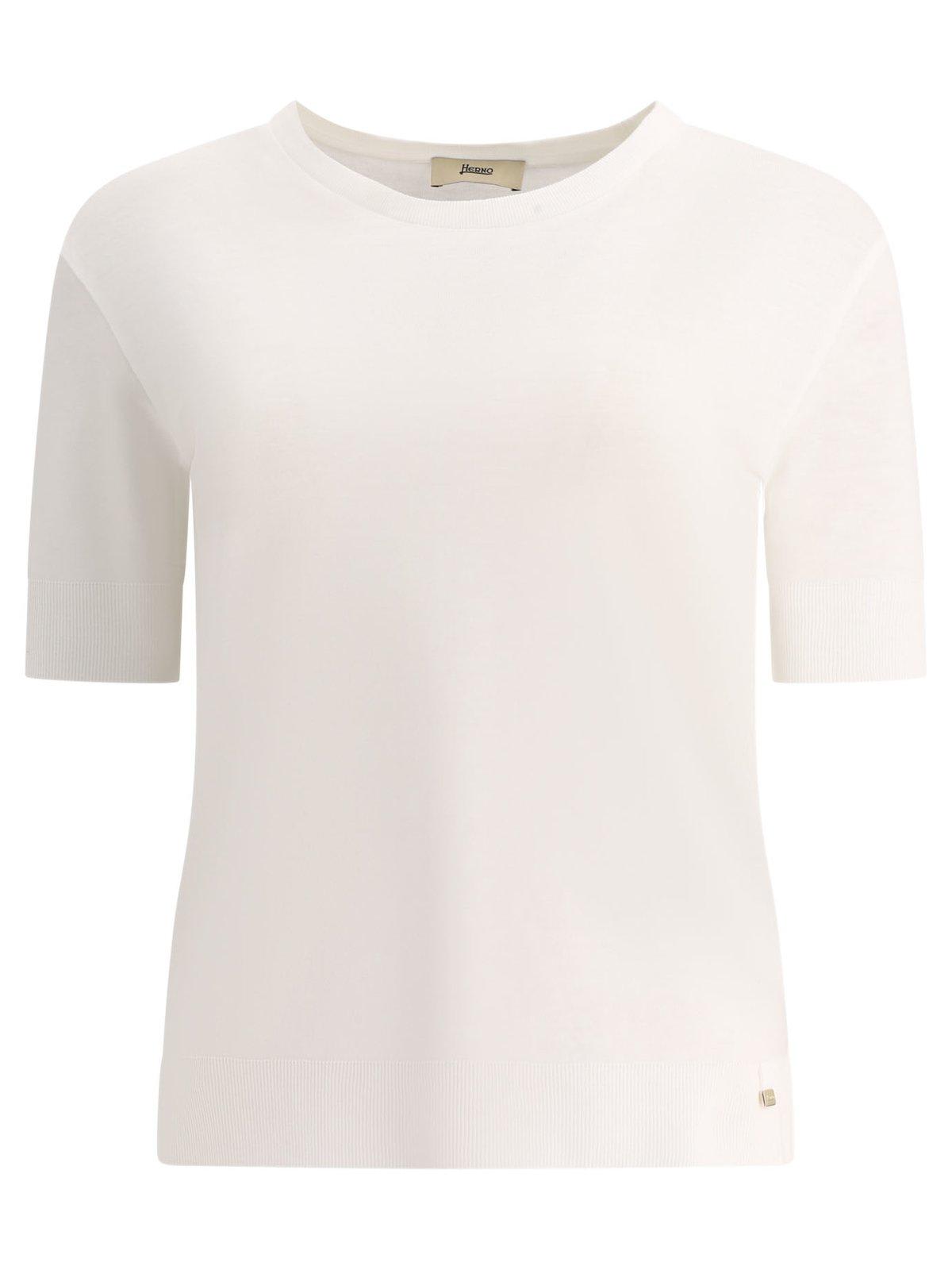 Herno Crewneck Knitted Top