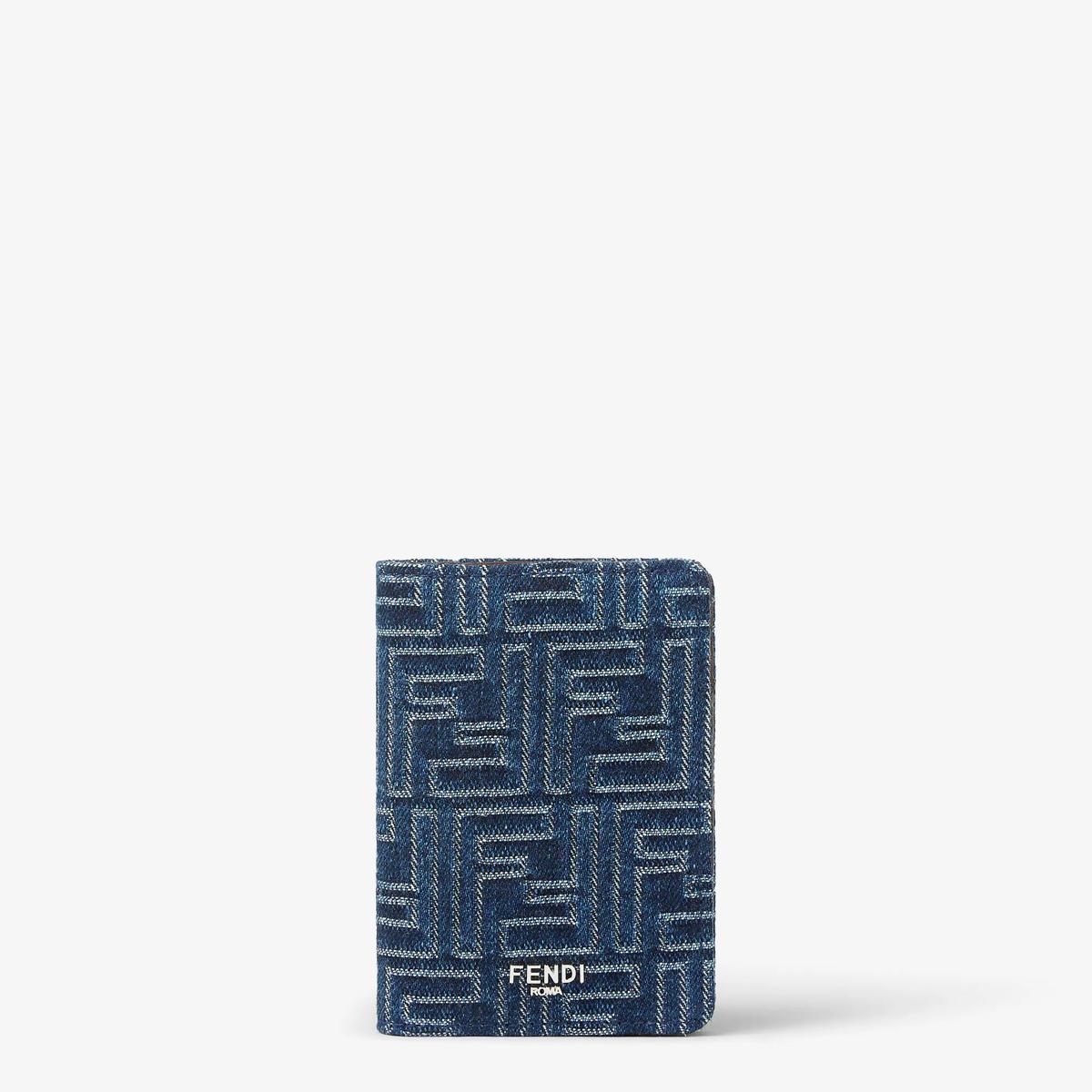 Fendi Denim Effect Card Holders