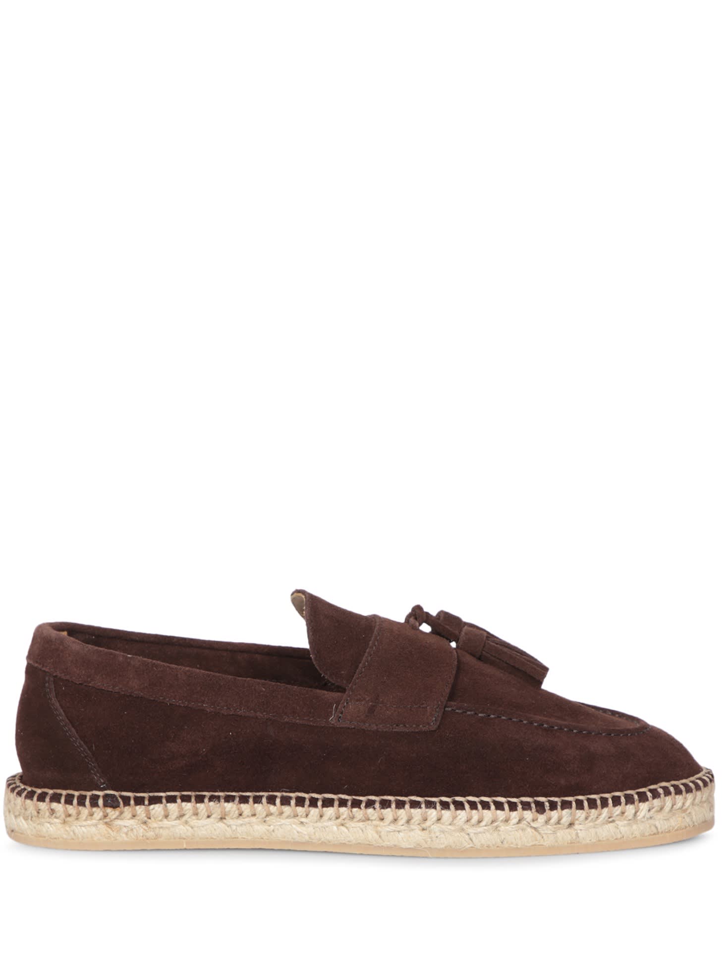 Lardini Suede Brown Espadrilles