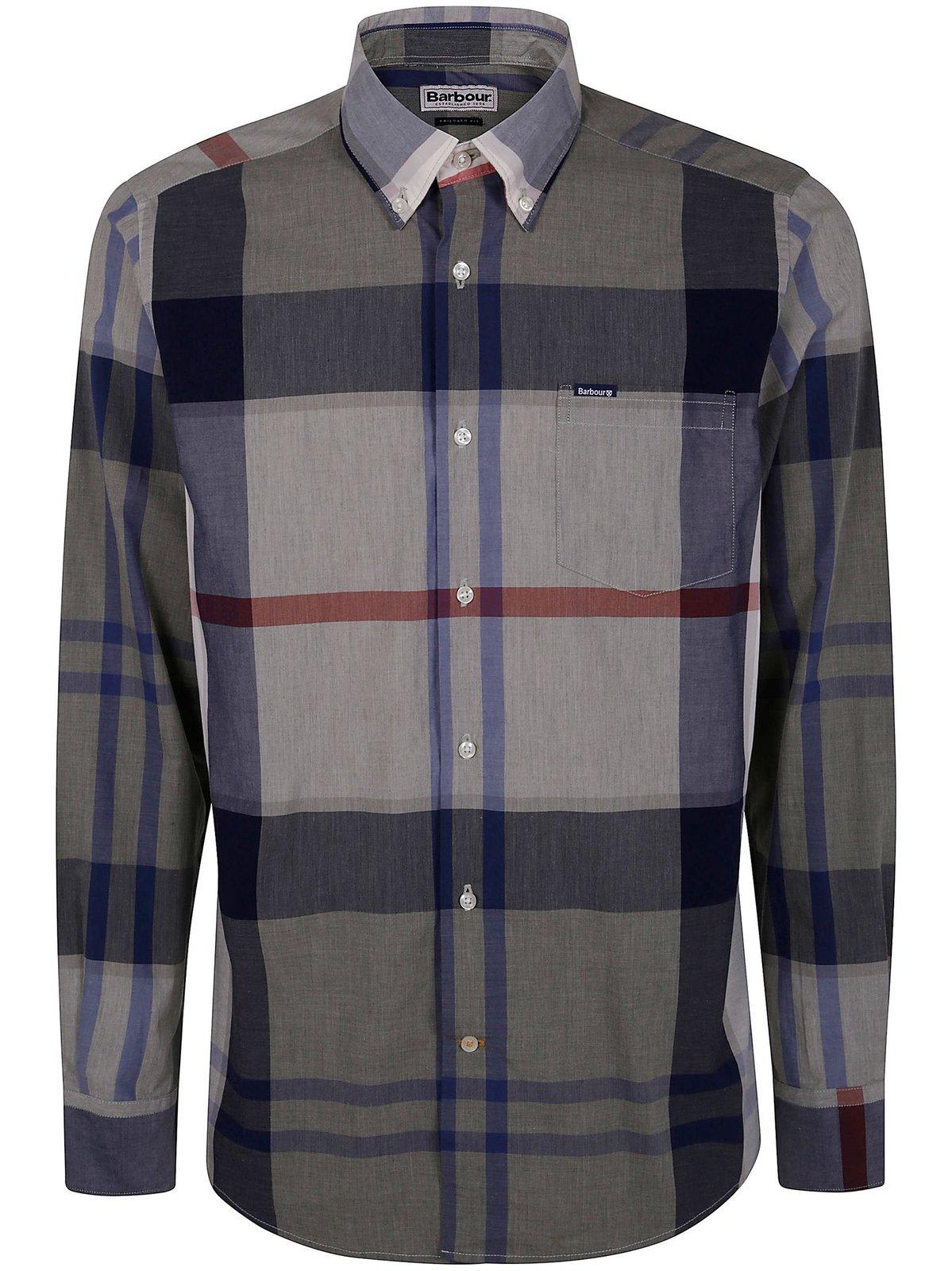 Barbour Harries Check Pattern Long Sleeved Shirt