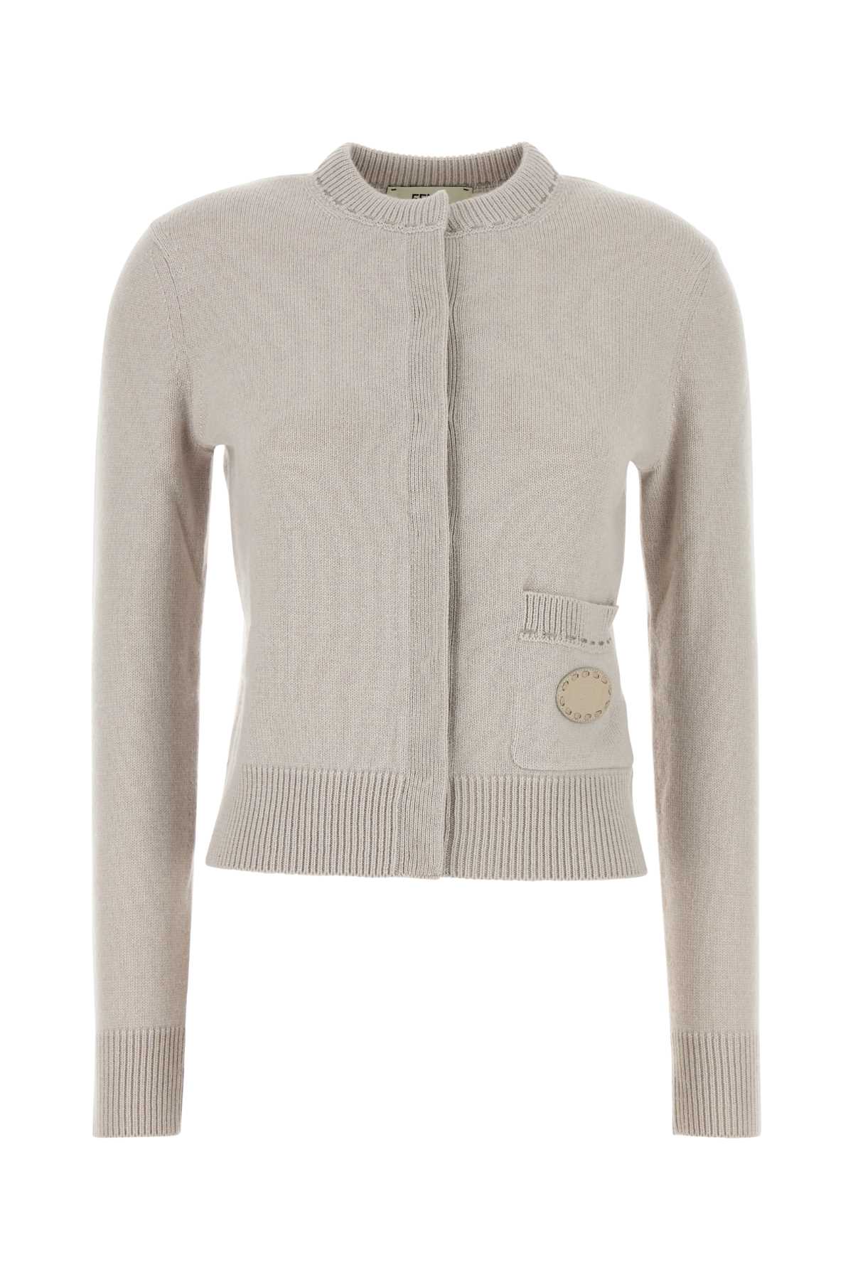 Fendi Cappuccino Cashmere Cardigan