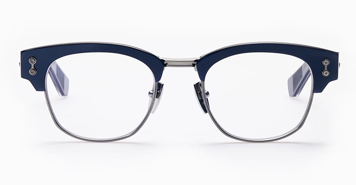 Akoni Newton - Blue Navy / Brushed Black Palladium Rx Glasses