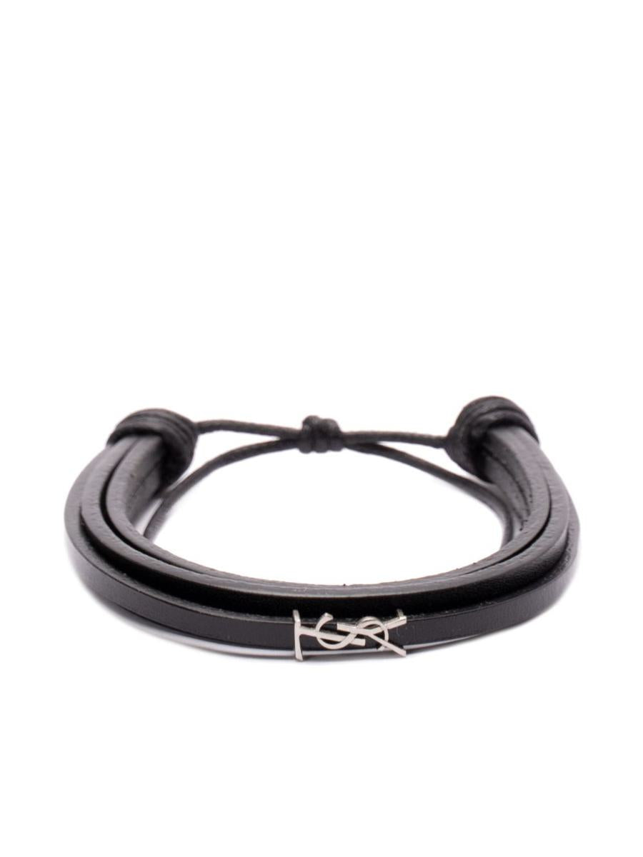 Saint Laurent "Cassandre" Multi-Turn Bracelet