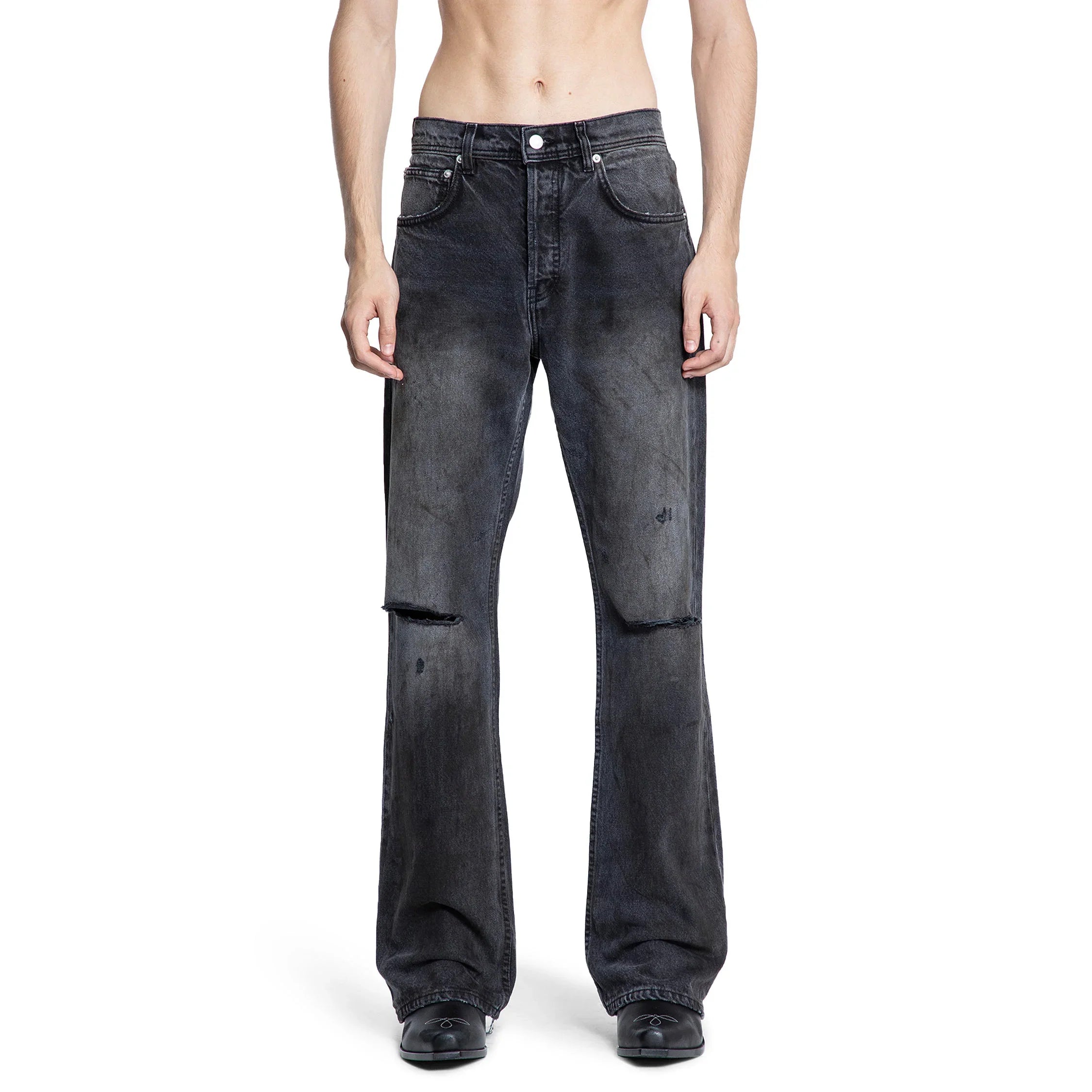 Wider Flare Leg Jeans