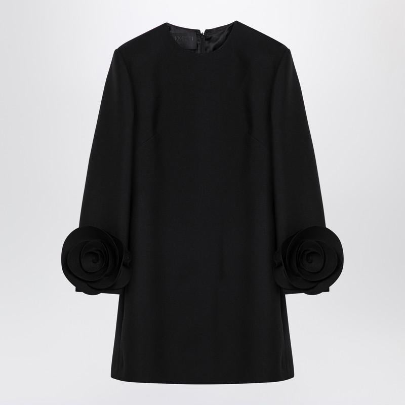 Valentino Garavani Mini Dress With Rose Appliqué