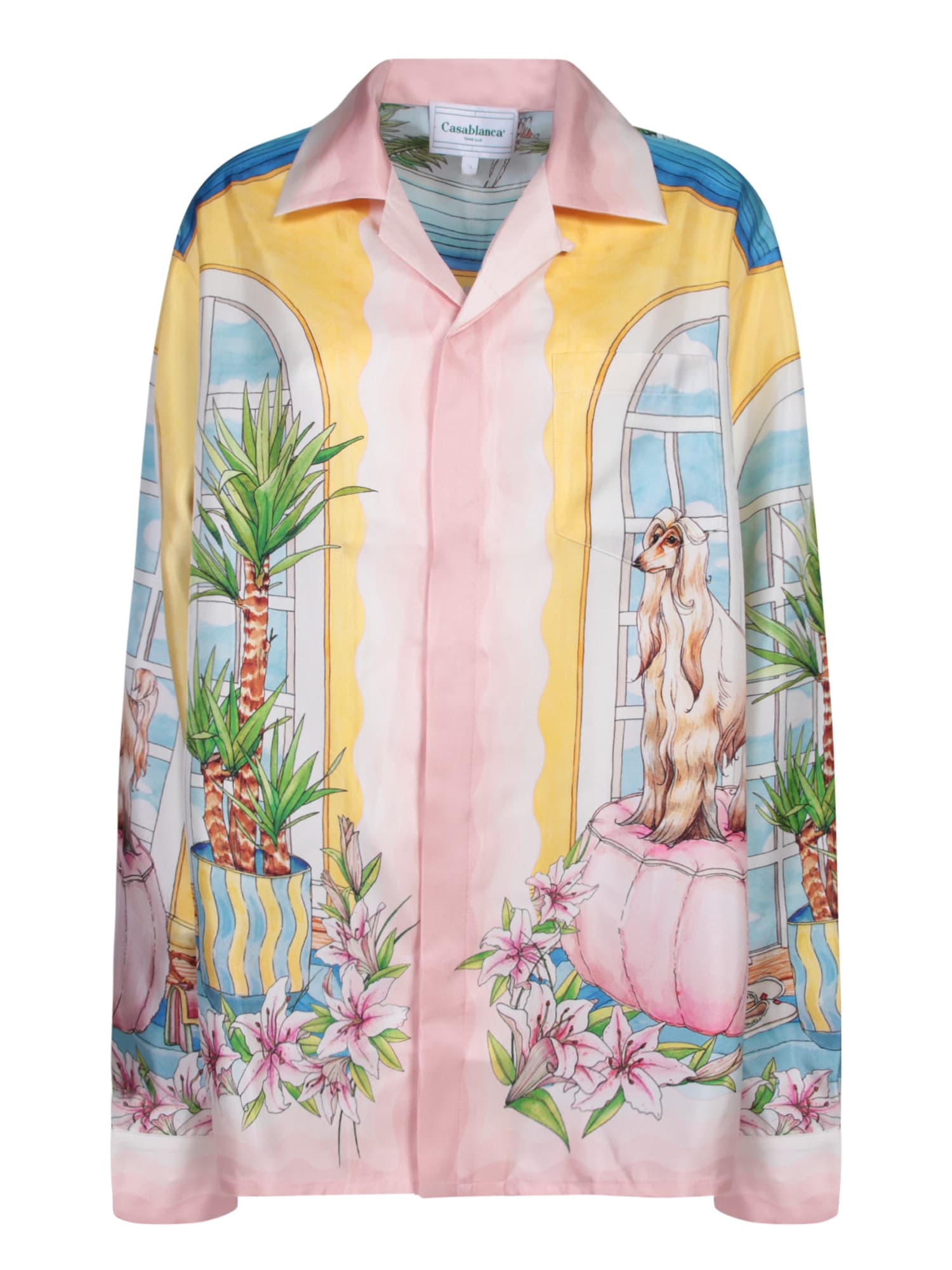 Casablanca Printed Silk Shirt