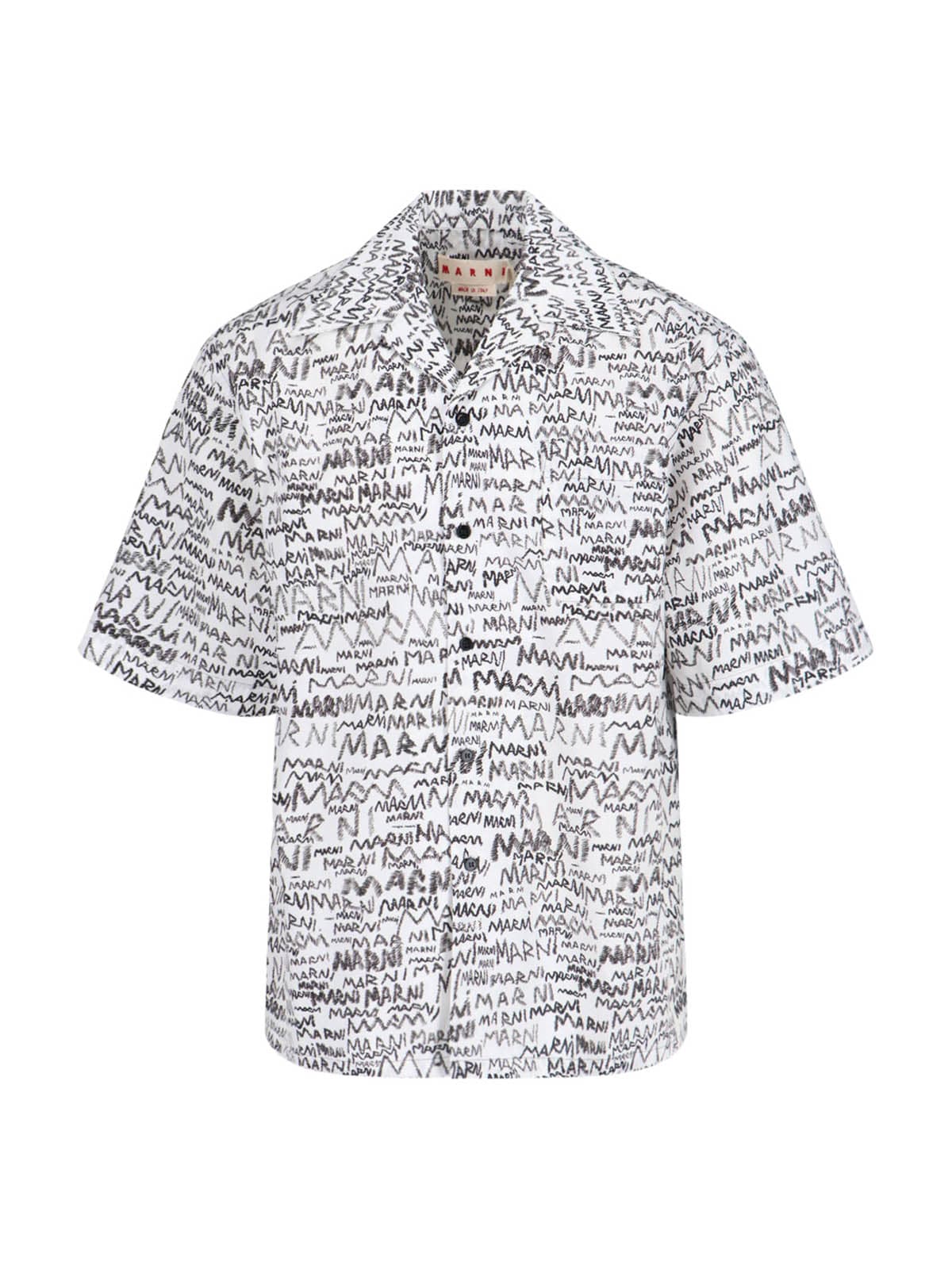 Marni scribble Bowling Shirt