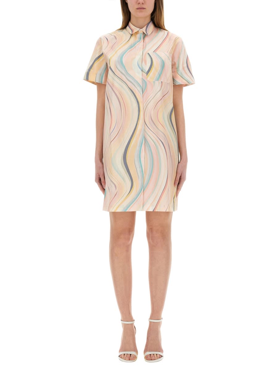 PS by Paul Smith faded Swirl Dress