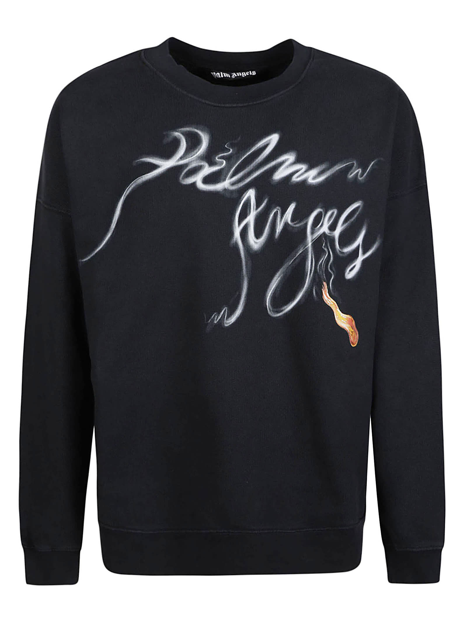 Palm Angels Logo Printed Crewneck Sweatshirt