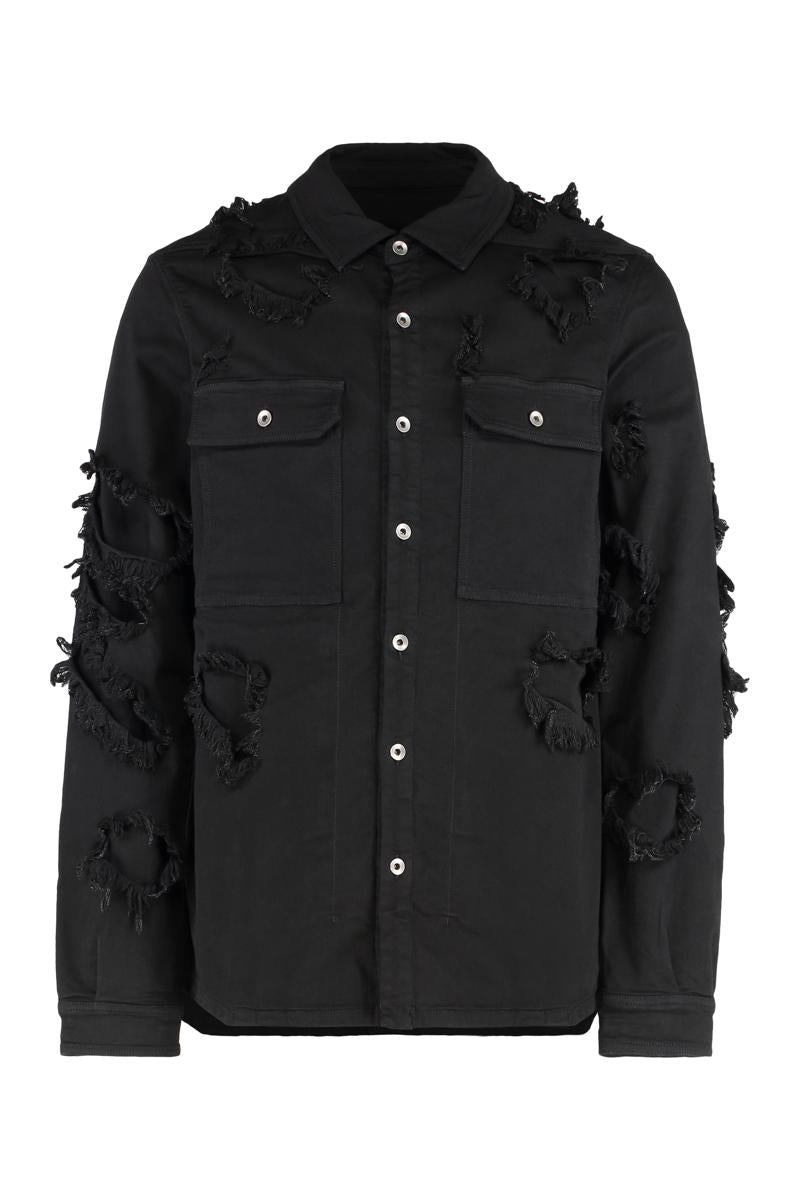 Drkshdw By Rick Owens Cotton Overshirt
