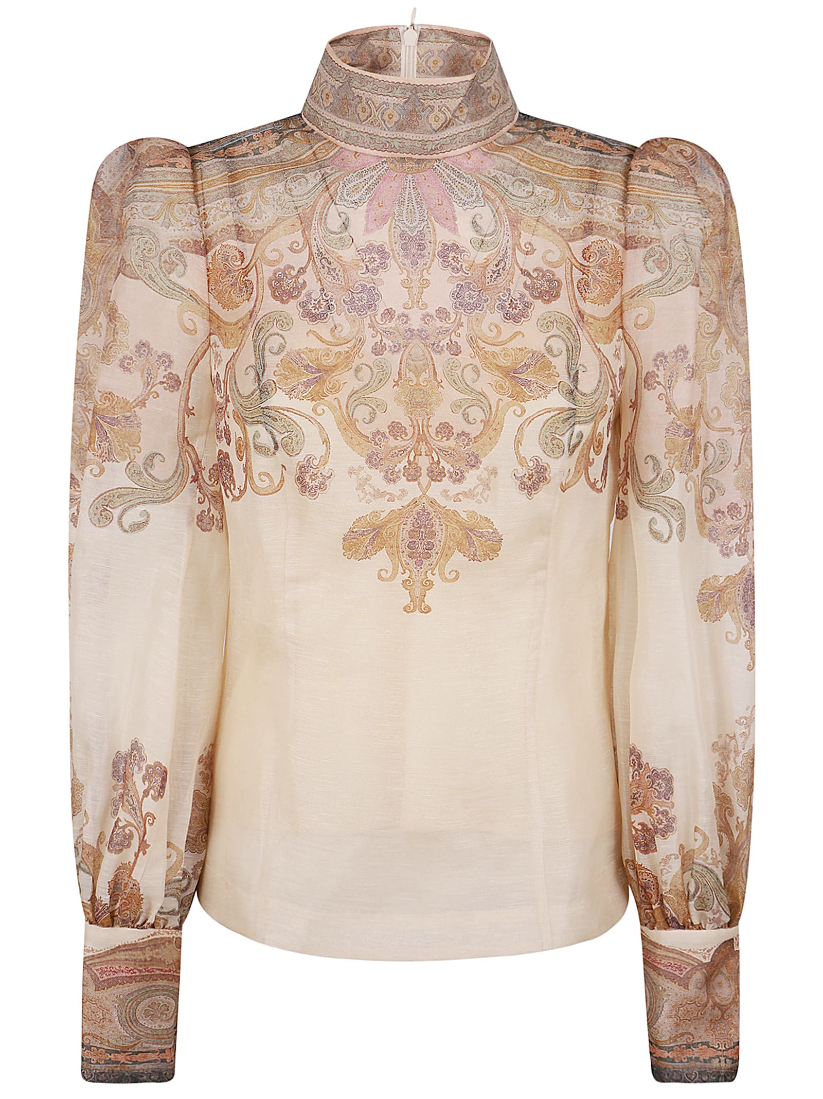 Zimmermann Cream Linen Top