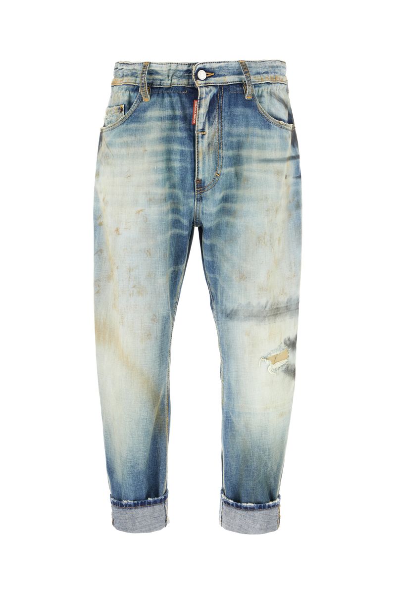 DSQUARED2 兄弟款牛仔裤